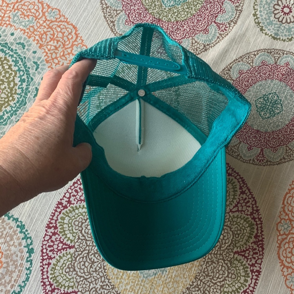 ALOHA Collection Aqua Mesh SnapBack Foam Panel Trucker Cap NWOT - Picture 3 of 7